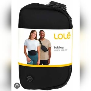Lolé Black Belt Bag